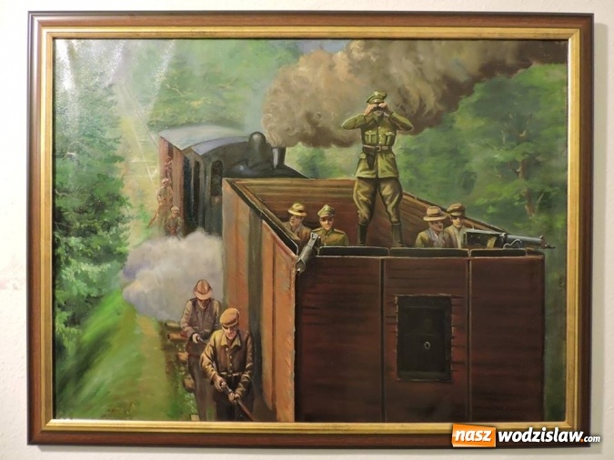 Zdjęcie w galerii na portalu naszwodzislaw.com: Obraz przedstawiający fragment Bitwy pod Olzą jest już w wodzisławskim Muzeum  wiadomości z regionu