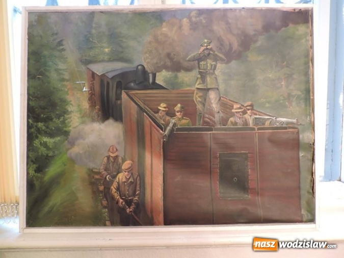 Zdjęcie w galerii na portalu naszwodzislaw.com: Obraz przedstawiający fragment Bitwy pod Olzą jest już w wodzisławskim Muzeum  wiadomości z regionu