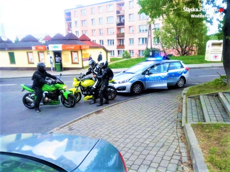 Grupa motocyklistów zapobiegła tragedii Nasz Wodzisław