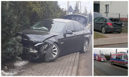 BMW wjechało w tył chevroleta w Godowie [FOTO] - Serwis informacyjny z Wodzisławia Śląskiego - naszwodzislaw.com