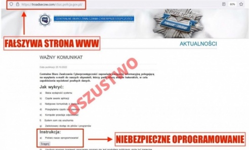 Cyberprzestępcy podszywają się pod... zwalczających cyberprzestępców - Serwis informacyjny z Wodzisławia Śląskiego - naszwodzislaw.com
