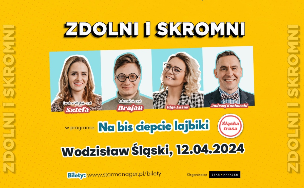 Zdolni i Skromni w programie Na bis ciepcie lajbiki w WCK - Serwis informacyjny z Raciborza - naszraciborz.pl