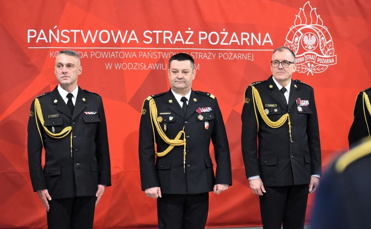 Zmiana warty w strażackiej komendzie w Wodzisławiu Śląskim - Serwis informacyjny z Wodzisławia Śląskiego - naszwodzislaw.com