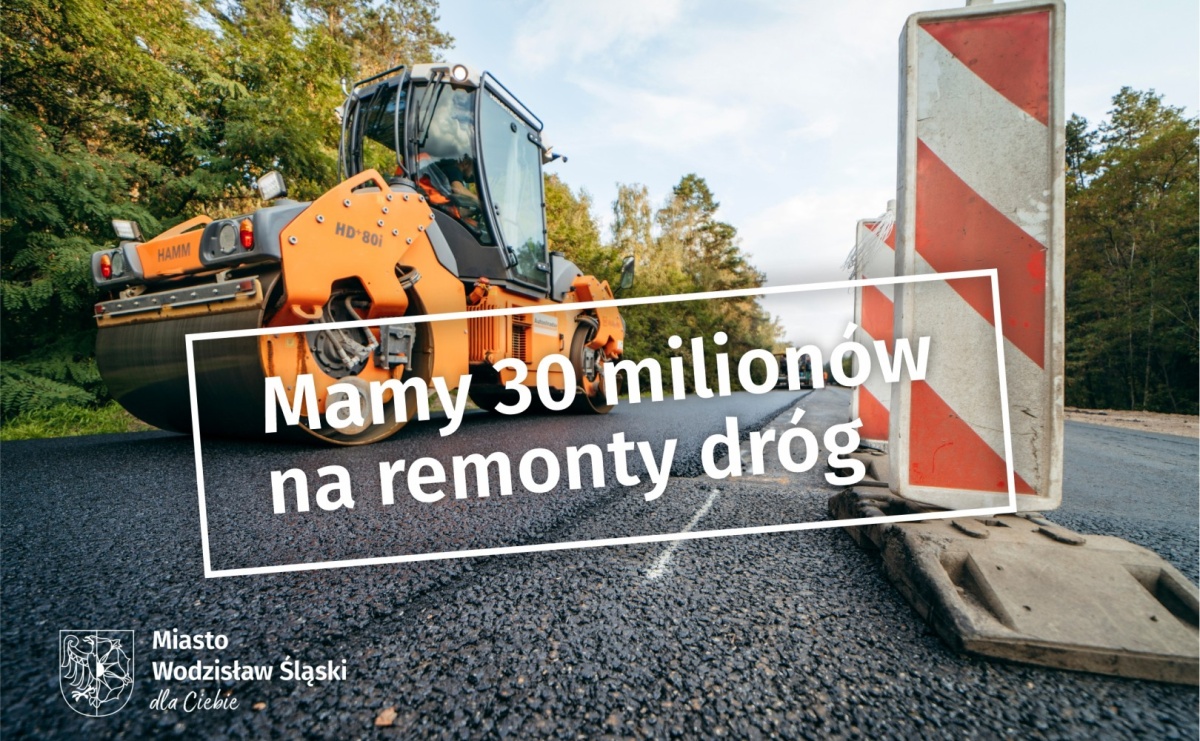 Wodzisław Śląski z funduszami na remonty dróg - Serwis informacyjny z Raciborza - naszraciborz.pl