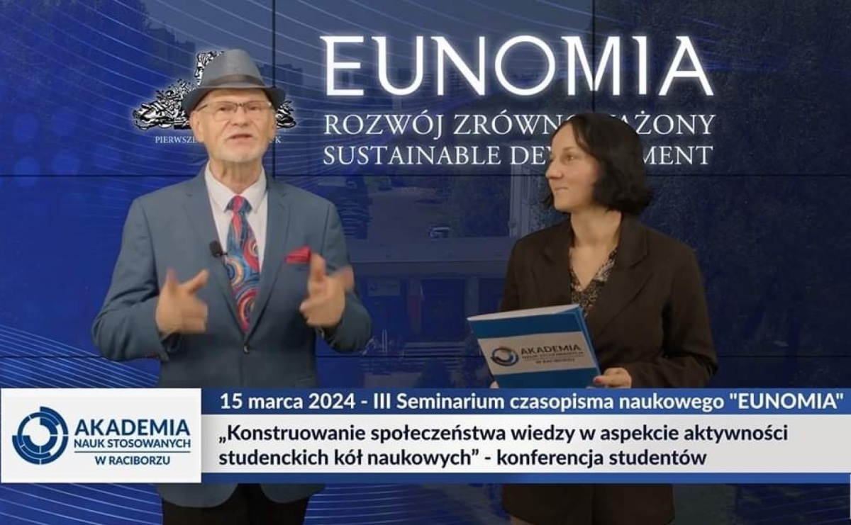 III Seminarium czasopisma naukowego EUNOMIA oraz Konferencja Studenckich Kół Naukowych [ZAPROSZENIE] - Serwis informacyjny z Wodzisławia Śląskiego - naszwodzislaw.com
