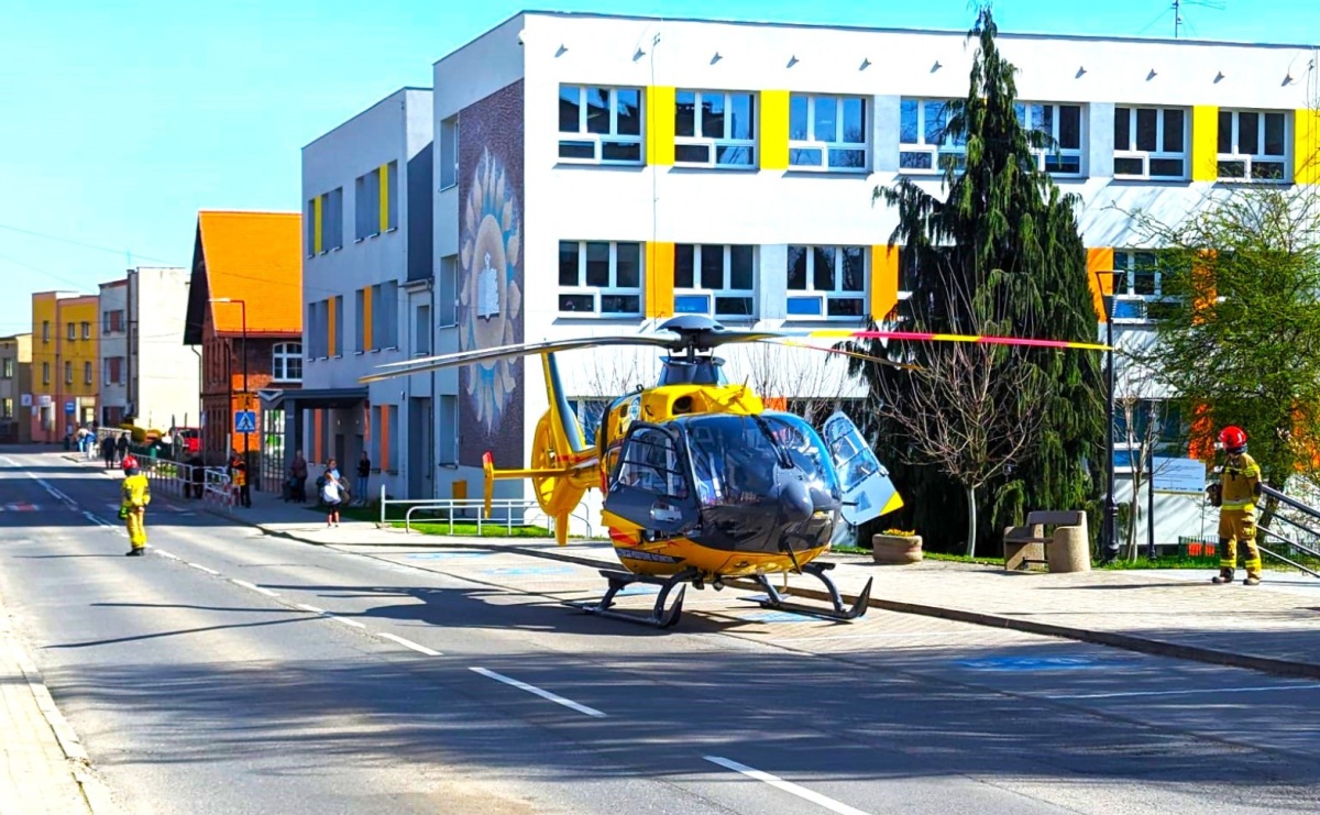 Zespół Lotniczego Pogotowia Ratunkowego interweniował w Radlinie - Serwis informacyjny z Raciborza - naszraciborz.pl