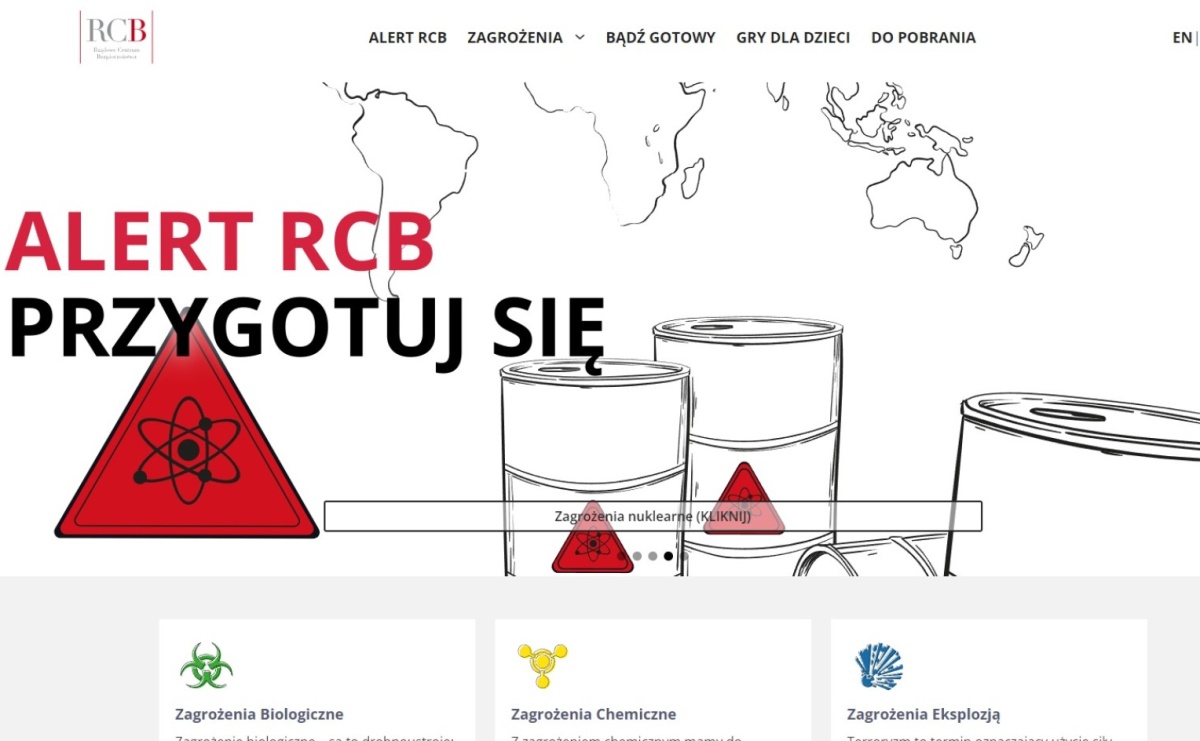 Ruszyła strona o zagrożeniach CBRNE - Serwis informacyjny z Wodzisławia Śląskiego - naszwodzislaw.com