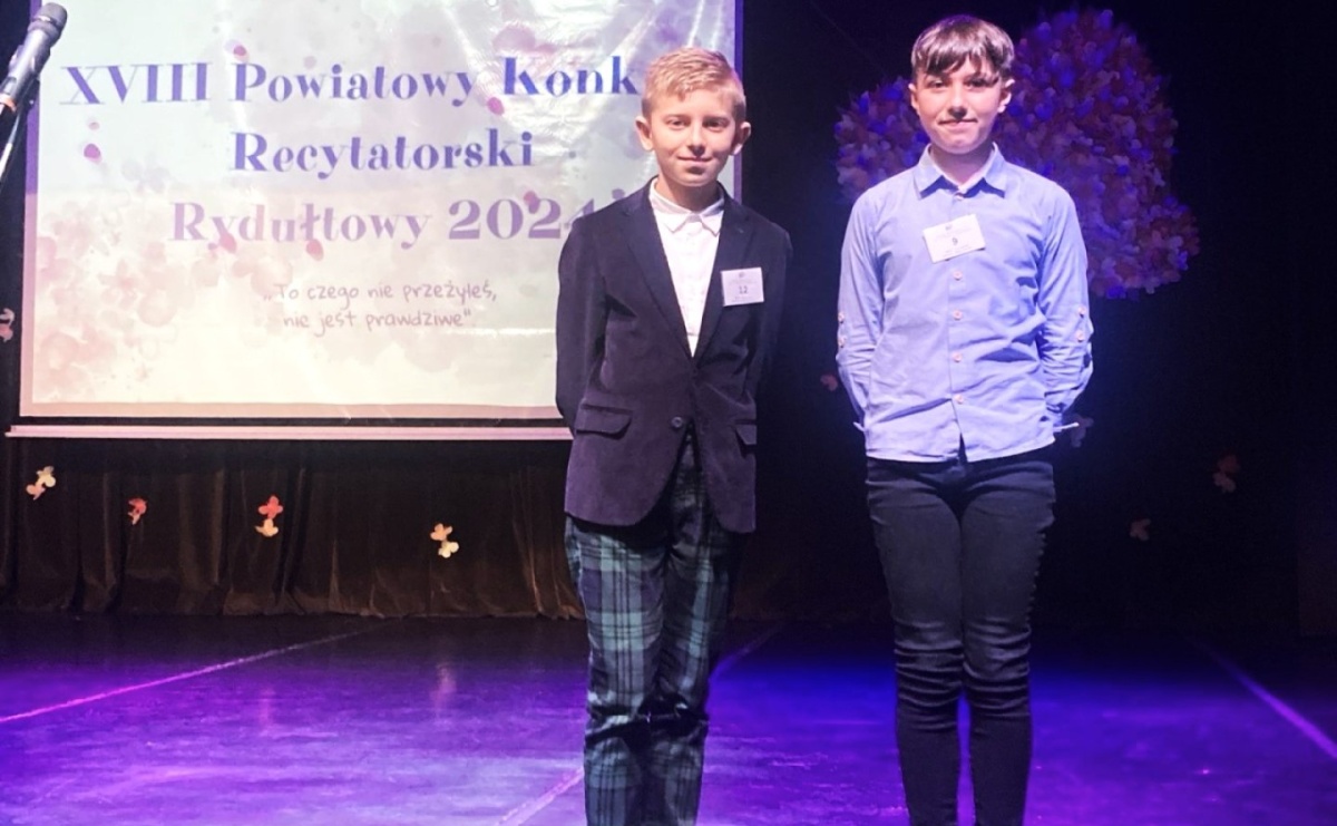 Recytatorskie laury dla ucznia skrzyszowskiej podstawówki - Serwis informacyjny z Raciborza - naszraciborz.pl