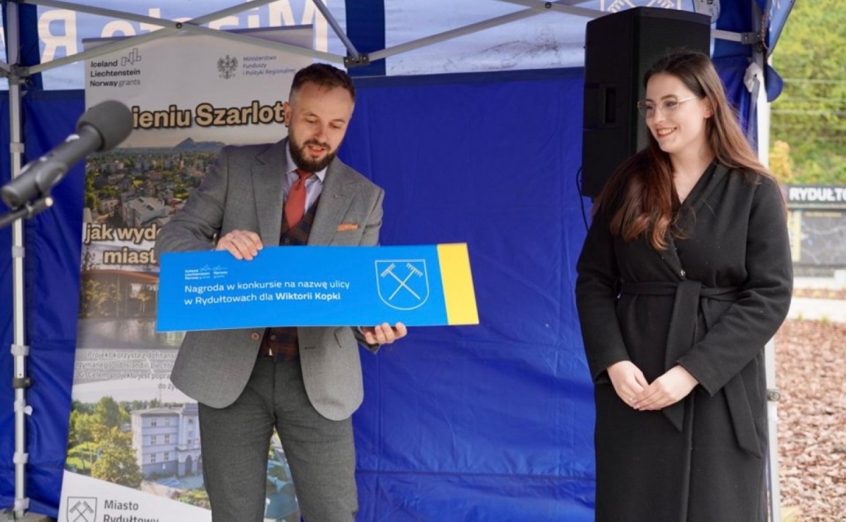 Nowa ulica w Rydułtowach ma już swą nazwę [FOTO] - Serwis informacyjny z Raciborza - naszraciborz.pl