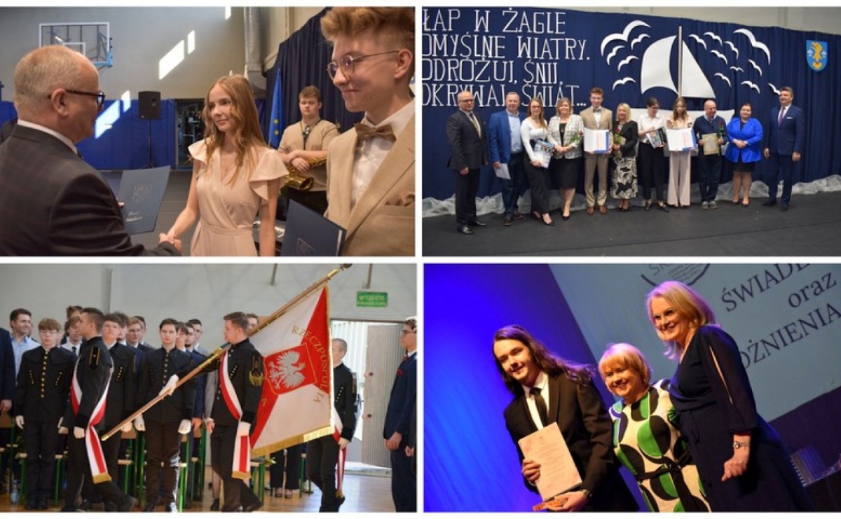 Maturzyści powiatowych szkół odebrali świadectwa [FOTO] - Serwis informacyjny z Raciborza - naszraciborz.pl