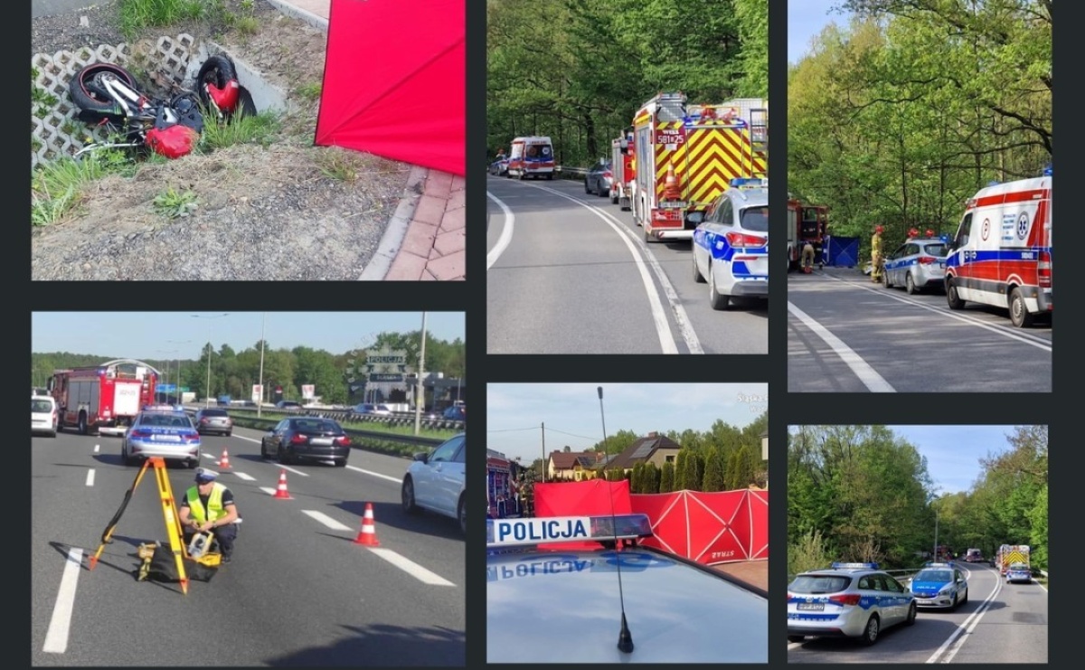 Trzykrotny wzrost liczby wypadków z udziałem motocyklistów - Serwis informacyjny z Raciborza - naszraciborz.pl