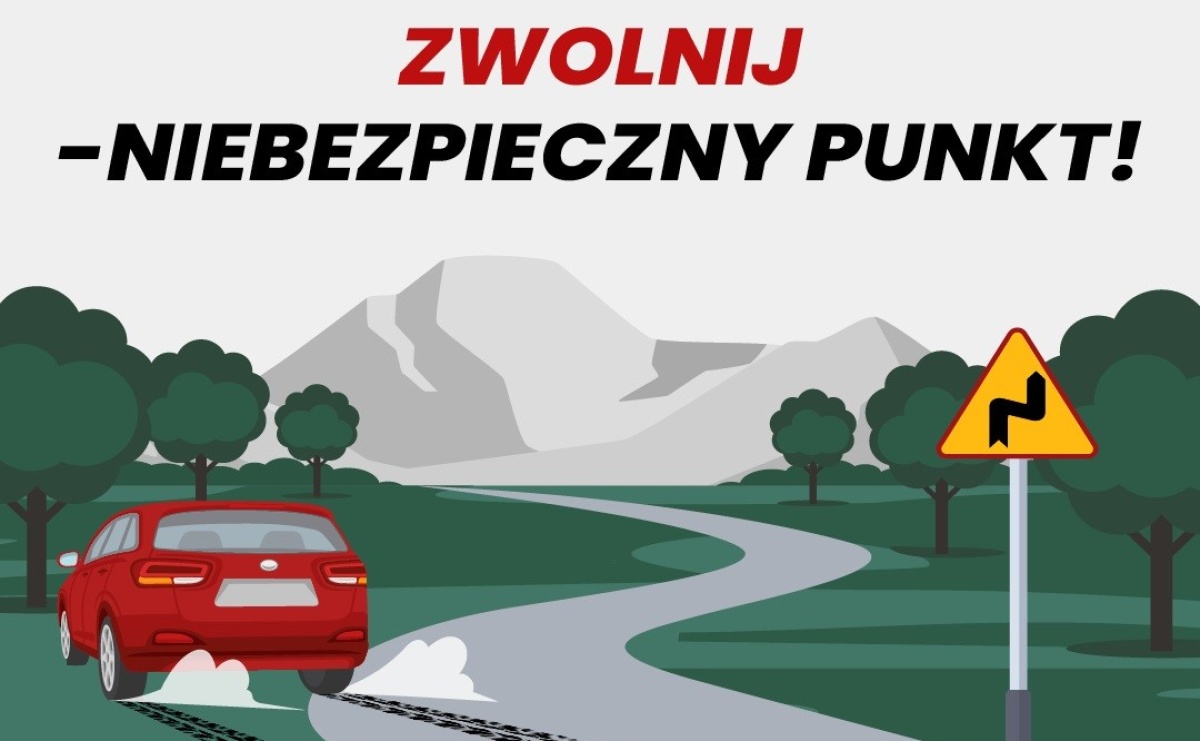 Zwolnij, niebezpieczny punkt. Pilotażowa akcja policji - Serwis informacyjny z Wodzisławia Śląskiego - naszwodzislaw.com