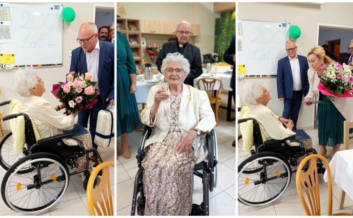 Ma 100 lat i surfuje po necie. Niecodzienna uroczystość w gorzyckim DPS - Serwis informacyjny z Raciborza - naszraciborz.pl