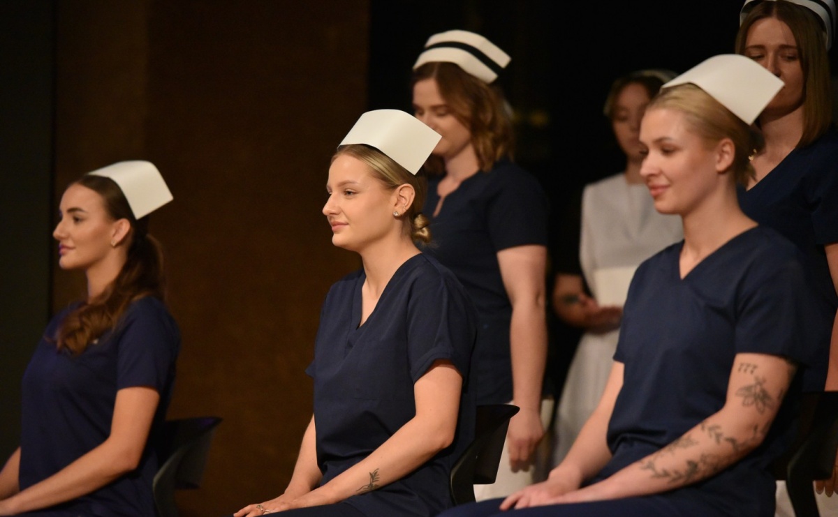 Pierwszy stopień wtajemniczenia. Czepkowanie w raciborskiej ANS [FOTO i WIDEO] - Serwis informacyjny z Raciborza - naszraciborz.pl