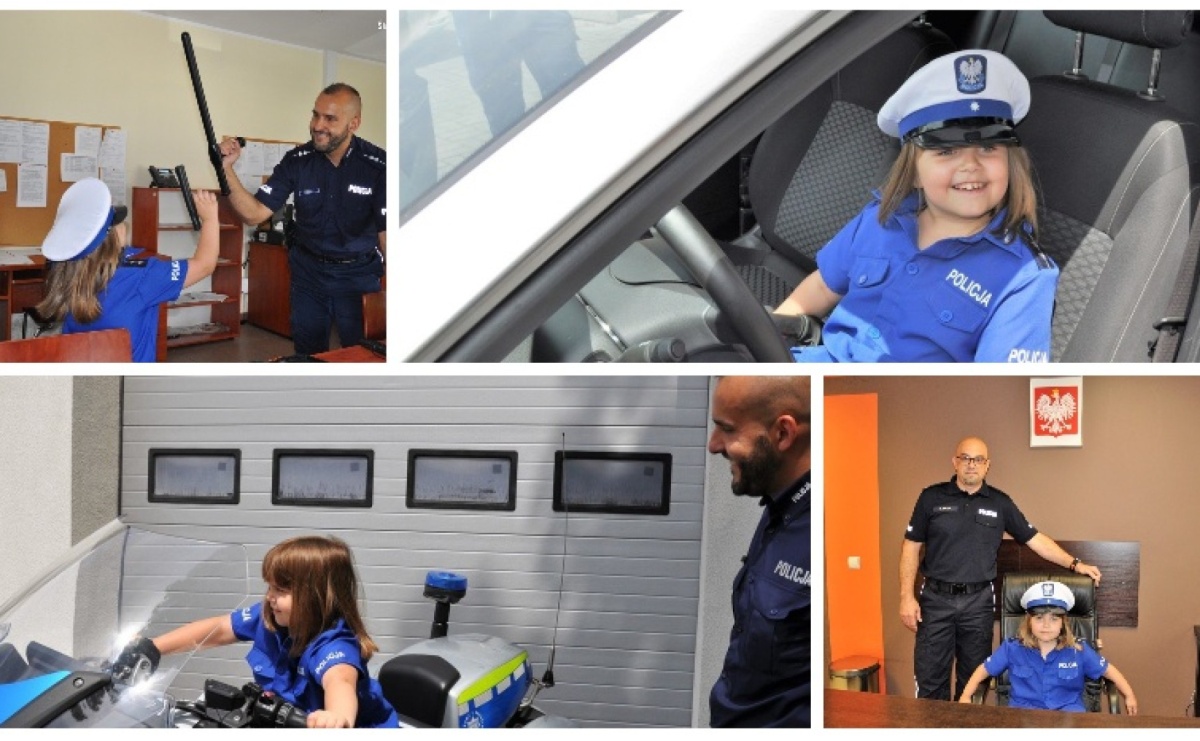 Pomagają, chronią i... spełniają marzenia. Urodzinowa niespodzianka dla Mai [FOTO] - Serwis informacyjny z Wodzisławia Śląskiego - naszwodzislaw.com