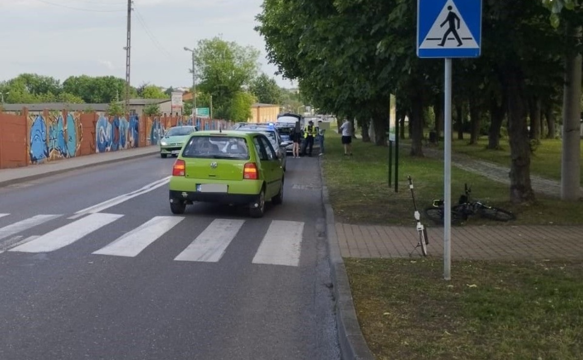 11-letni rowerzysta wjechał wprost pod samochód - Serwis informacyjny z Wodzisławia Śląskiego - naszwodzislaw.com