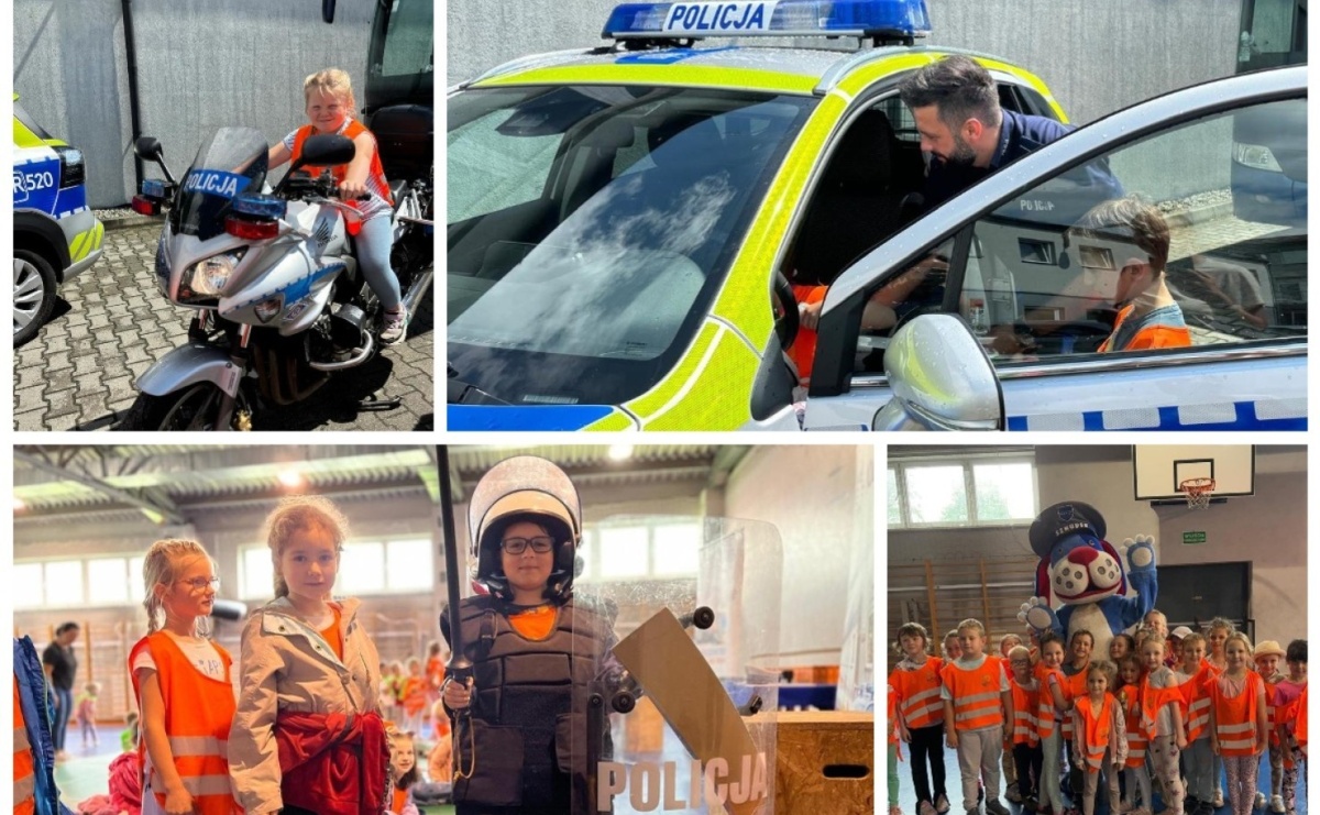 Przedszkolaki z Radlina z wizytą u raciborskich policjantów - Serwis informacyjny z Raciborza - naszraciborz.pl