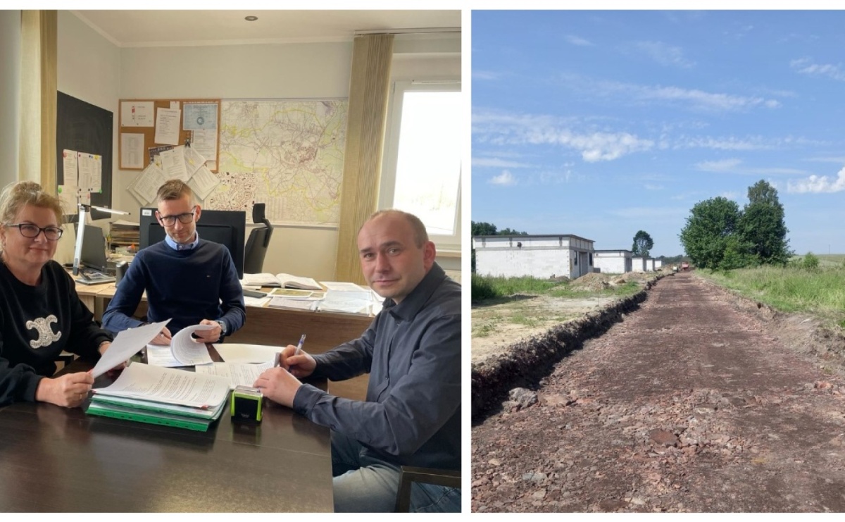 Trwają prace na ulicy Owocowej w Wodzisławiu Śląskim - Serwis informacyjny z Raciborza - naszraciborz.pl