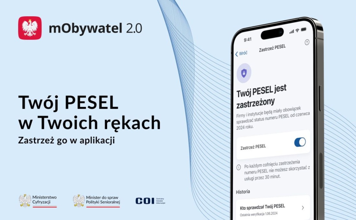 Zastrzeż PESEL i chroń swoje dane w mObywatelu 2.0 - Serwis informacyjny z Raciborza - naszraciborz.pl