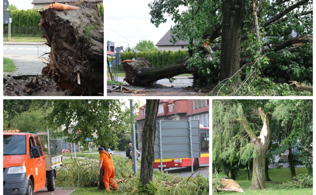 Miasto walczy ze skutkami nawałnicy [FOTO] - Serwis informacyjny z Raciborza - naszraciborz.pl