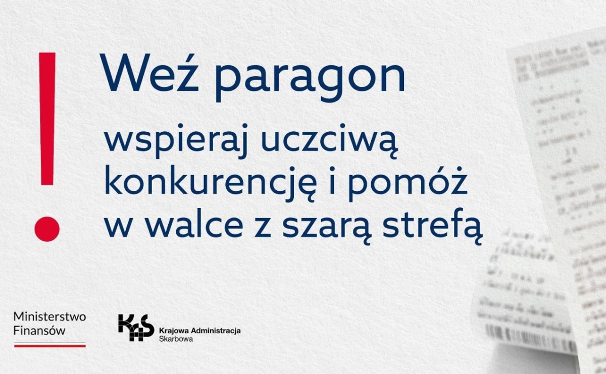 Weź paragon – wspieraj uczciwą konkurencję i pomóż w walce z szarą strefą - Serwis informacyjny z Raciborza - naszraciborz.pl