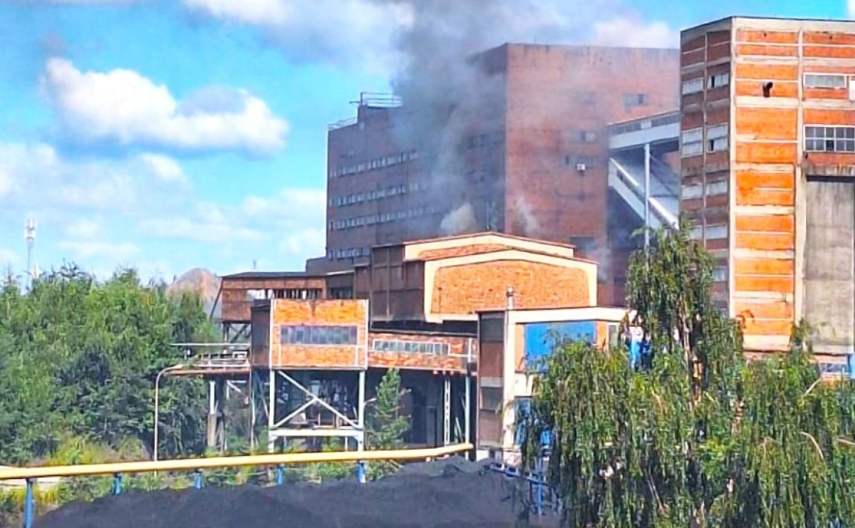 Pożar w kopalni Marcel w Radlinie - Serwis informacyjny z Wodzisławia Śląskiego - naszwodzislaw.com