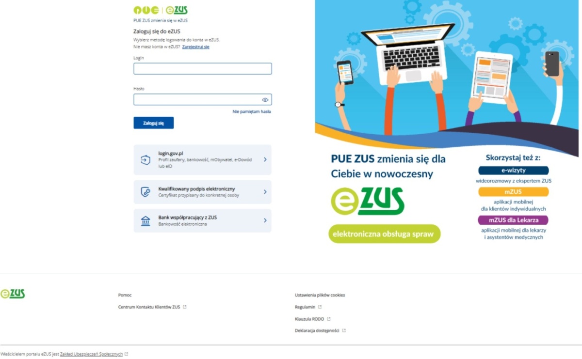 PUE ZUS zmienia się w eZUS - Serwis informacyjny z Raciborza - naszraciborz.pl