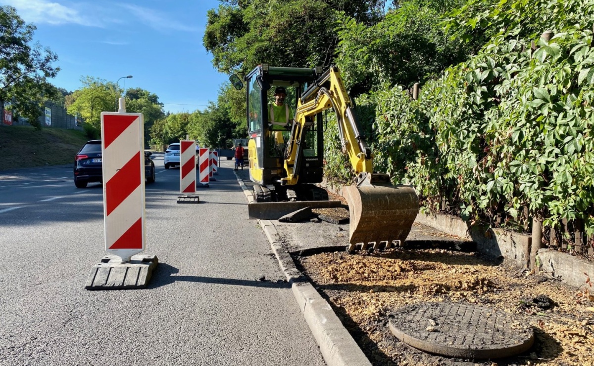 Remont chodnika na Skwary - Serwis informacyjny z Raciborza - naszraciborz.pl