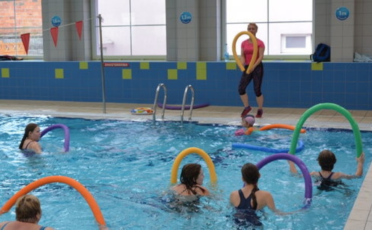 Na wodzisławską Mantę powrócił aqua aerobik - Serwis informacyjny z Wodzisławia Śląskiego - naszwodzislaw.com