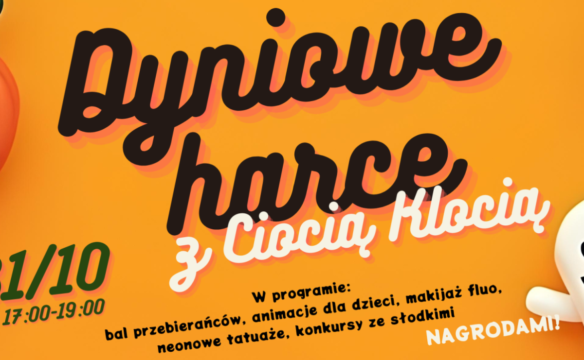 Dyniowe harce z Ciocią Klocią w WCK - Serwis informacyjny z Raciborza - naszraciborz.pl