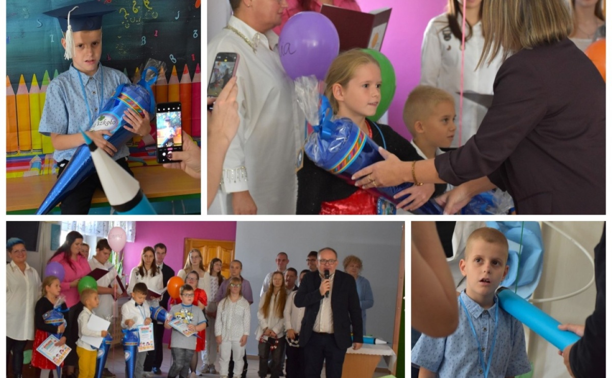 Witajcie w naszej bajce. Pierwszoklasiści oficjalnie przyjęci do szkolnej rodziny [FOTO] - Serwis informacyjny z Raciborza - naszraciborz.pl