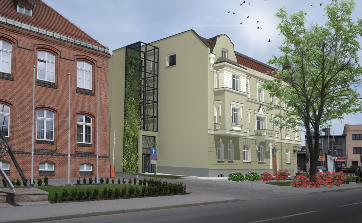 Inwestycja w dostępność. Przy budynku Starostwa Powiatowego powstanie winda - Serwis informacyjny z Raciborza - naszraciborz.pl