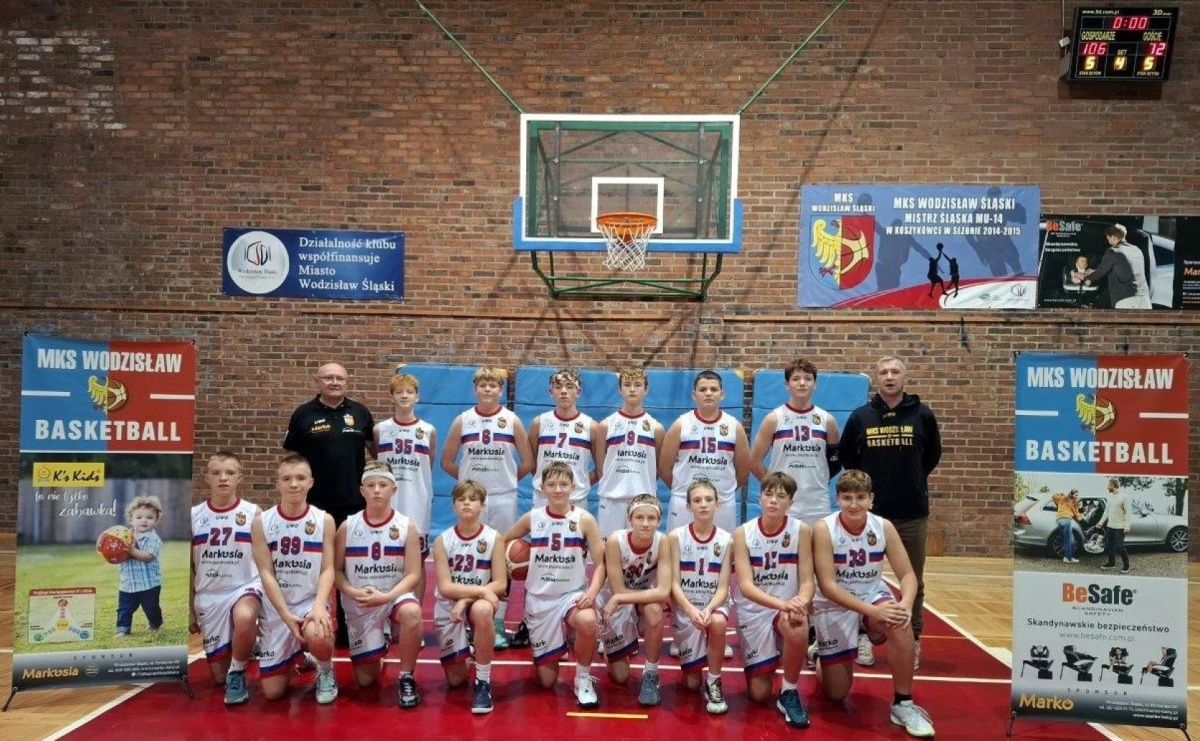 Zwycięskie derby koszykarzy MKS Wodzisław Śląski - Serwis informacyjny z Raciborza - naszraciborz.pl