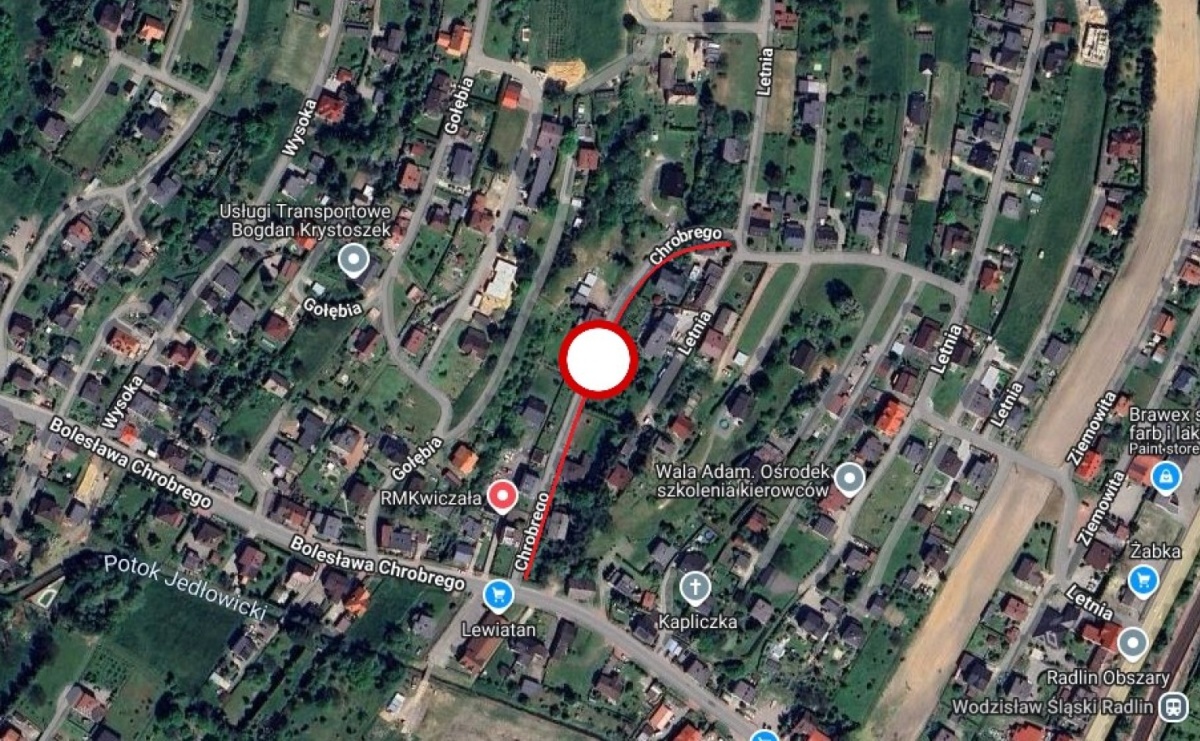 Odcinek drogi między ul. Letnią i Chrobrego nieprzejezdny - Serwis informacyjny z Raciborza - naszraciborz.pl