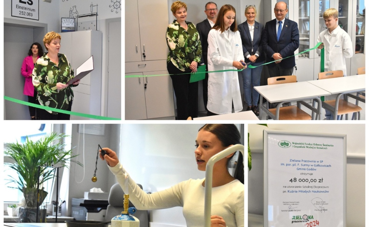 Zielona Pracownia już służy uczniom z Gołkowic - Serwis informacyjny z Raciborza - naszraciborz.pl