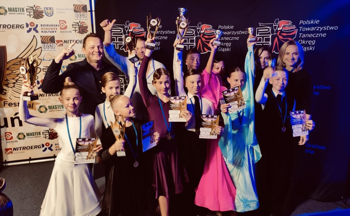 Tancerze z Wodzisławia Śląskiego zdominowali zawody w Bieruniu - Serwis informacyjny z Raciborza - naszraciborz.pl