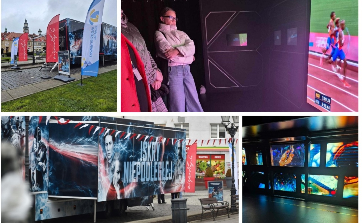 Ciężarówka z multimedialną wystawą zaparkowała na wodzisławskim rynku - Serwis informacyjny z Raciborza - naszraciborz.pl