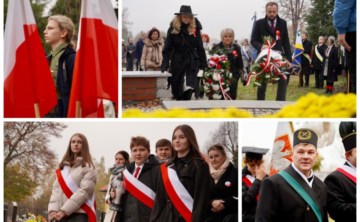 Dzień zadumy i pamięci. Obchody Święta Niepodległości w Rydułtowach [FOTO] - Serwis informacyjny z Raciborza - naszraciborz.pl