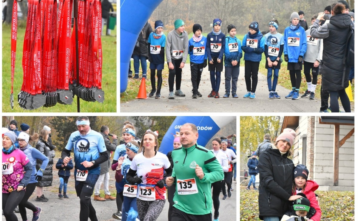 Niepodległościowa Piątka w biało-czerwonych barwach w Krostoszowicach [FOTO] - Serwis informacyjny z Raciborza - naszraciborz.pl