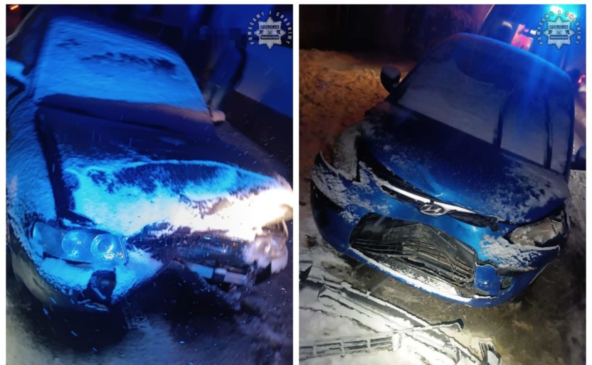 Załamanie pogody przyczyną czołówki w Godowie - Serwis informacyjny z Raciborza - naszraciborz.pl