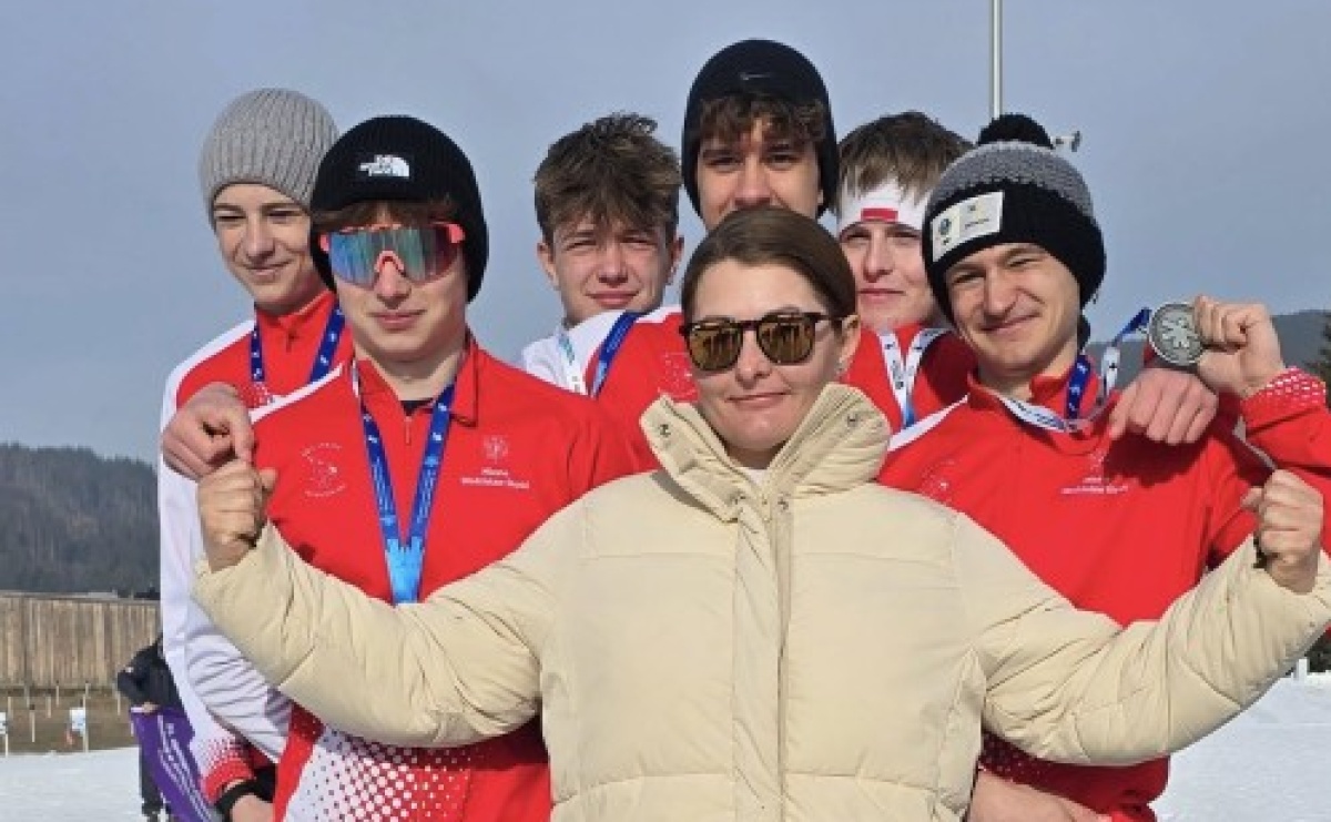 Olimpiada Młodzieży w Kościelisku. Wspaniałe osiągnięcia biathlonistów UKS Strzał Wodzisław - Serwis informacyjny z Raciborza - naszraciborz.pl
