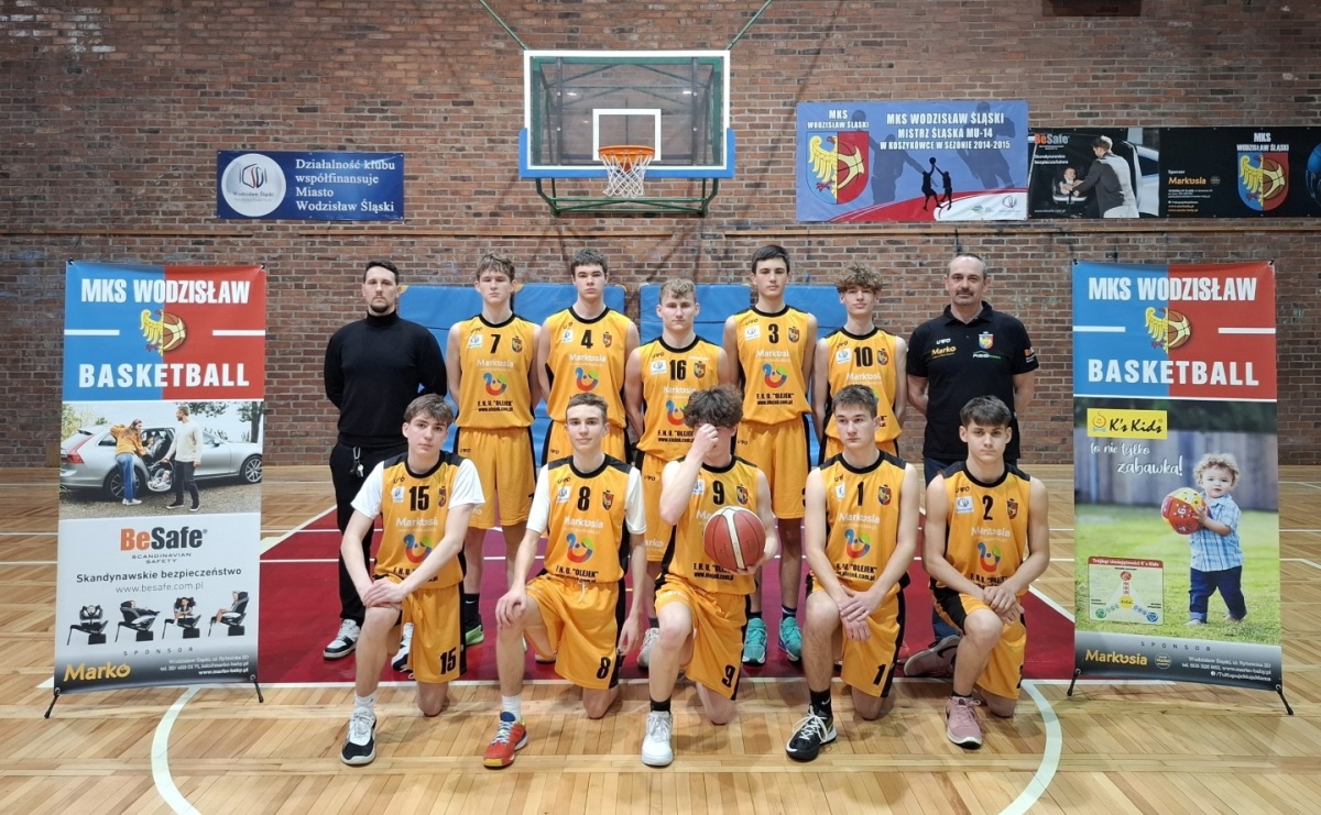 Koszykówka. Cenne zwycięstwo juniorów MKS Wodzisław Śląski - Serwis informacyjny z Raciborza - naszraciborz.pl