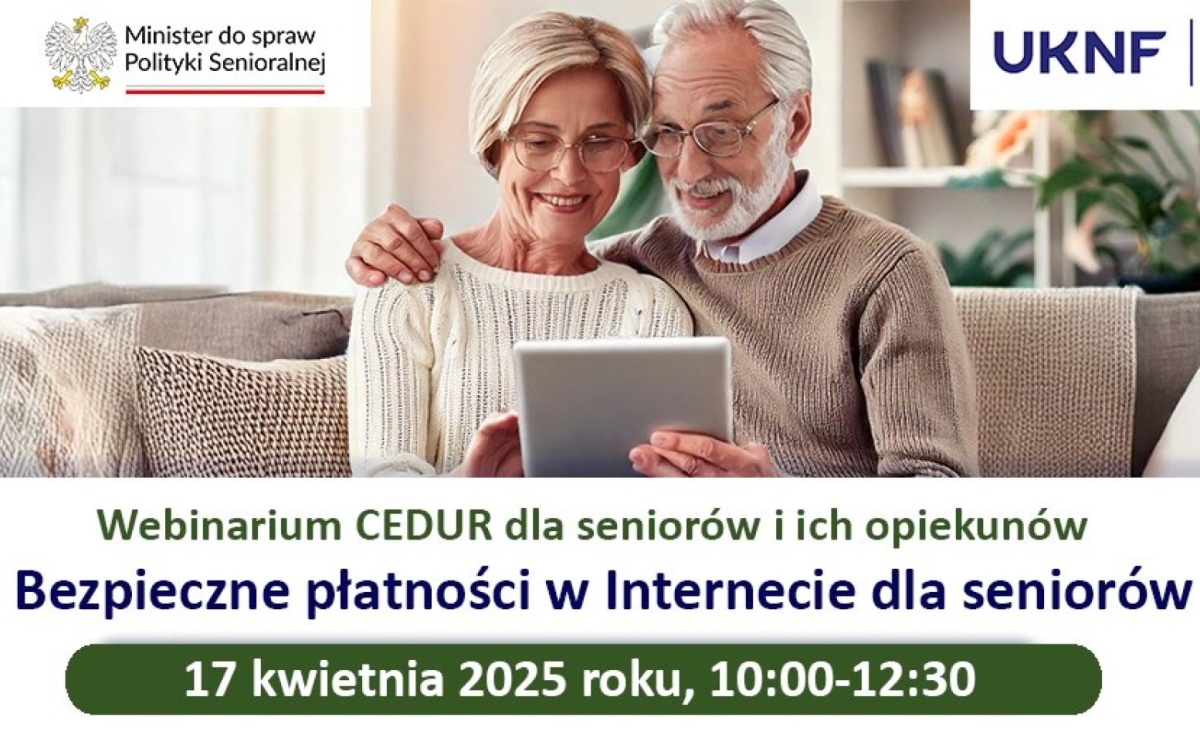 Bezpieczne płatności w Internecie. Szkolenie dla seniorów [ZAPROSZENIE] - Serwis informacyjny z Wodzisławia Śląskiego - naszwodzislaw.com