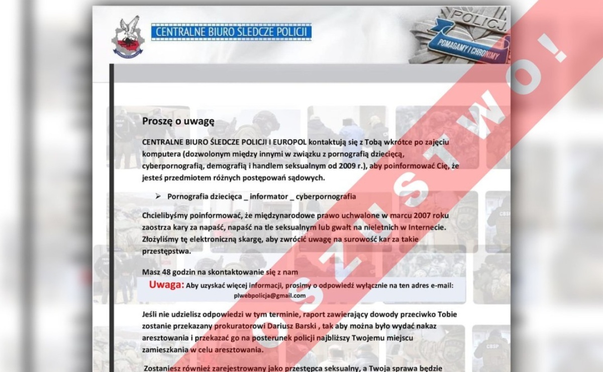 Przestępcy podszywają się pod policjantów CBŚP - Serwis informacyjny z Raciborza - naszraciborz.pl