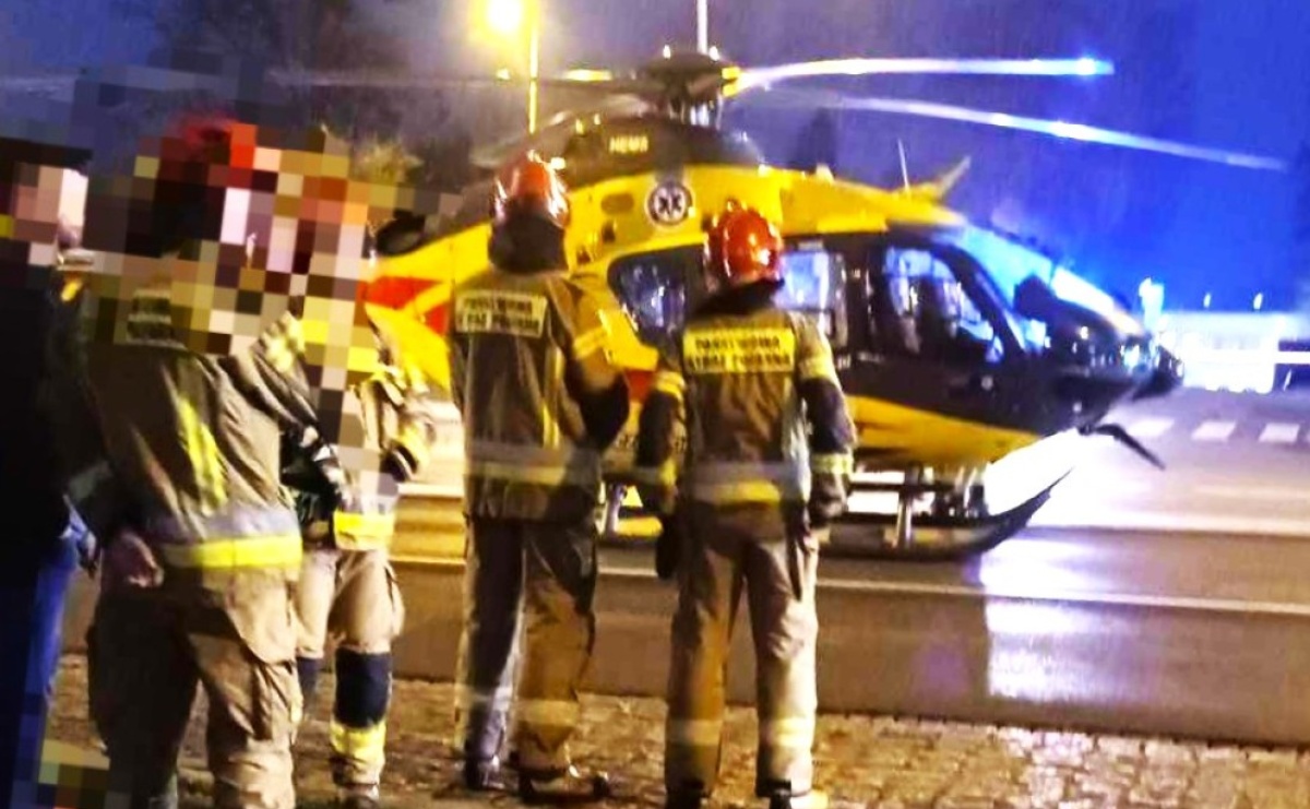 Dziecko poparzone wrzątkiem. W akcji śmigłowiec LPR - Serwis informacyjny z Raciborza - naszraciborz.pl