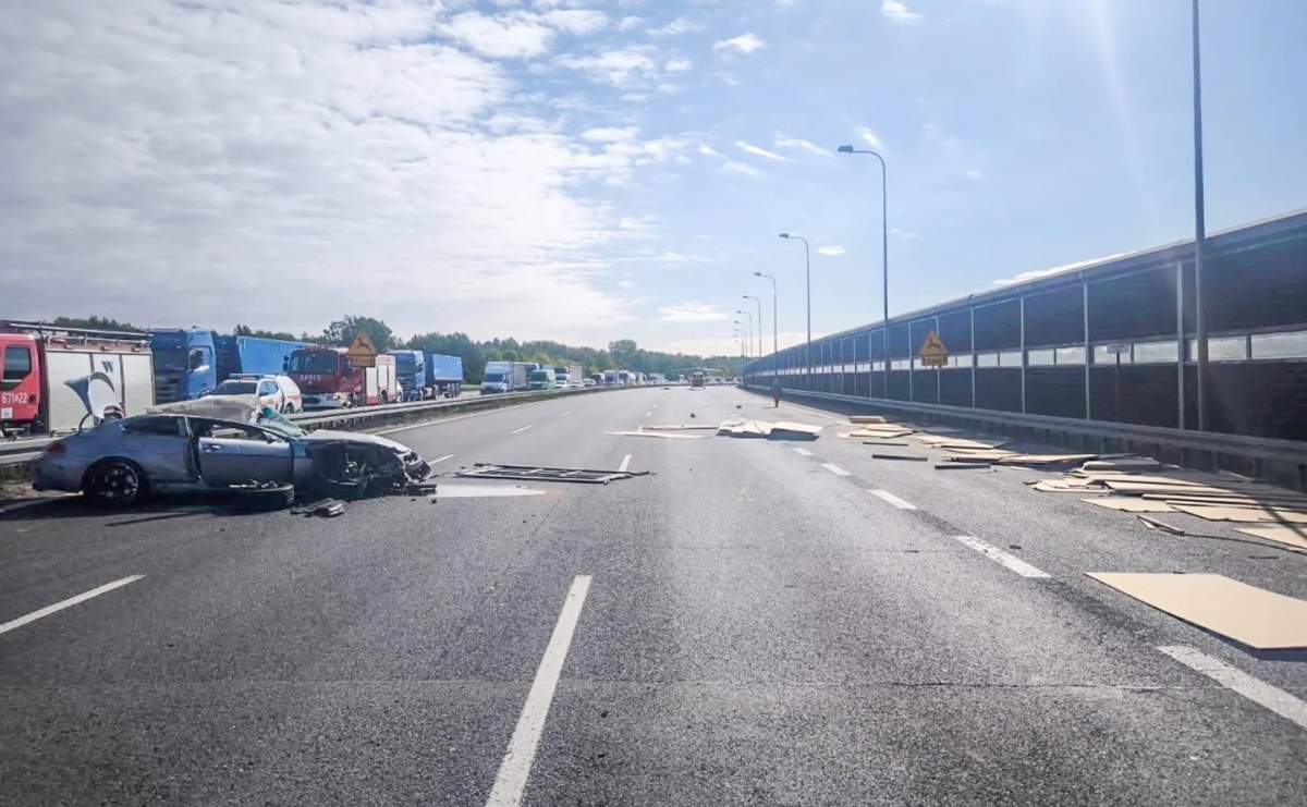 Tragiczny wypadek na autostradzie A4 w kierunku Katowic. Jedna osoba nie żyje - Serwis informacyjny z Raciborza - naszraciborz.pl