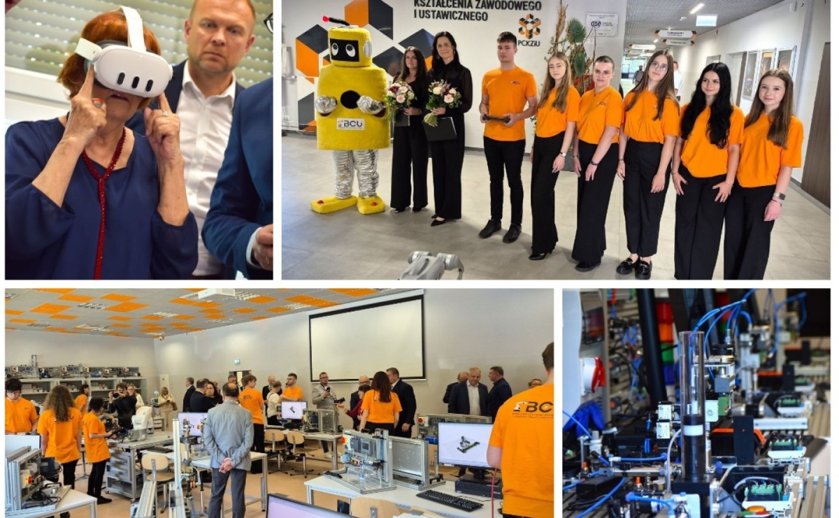 Nowa era edukacji zawodowej w Powiecie Wodzisławskim. Otwarto Branżowe Centrum Umiejętności w dziedzinie robotyki [FOTO i WIDEO] - Serwis informacyjny z Raciborza - naszraciborz.pl