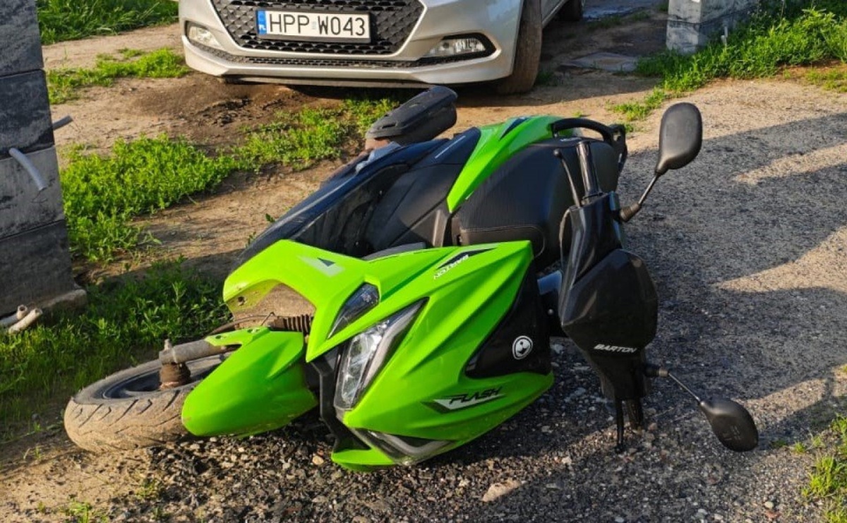 Na skuterze chciał umknąć policjantom. Nie dość, że miał zakaz, to był pijany! - Serwis informacyjny z Raciborza - naszraciborz.pl