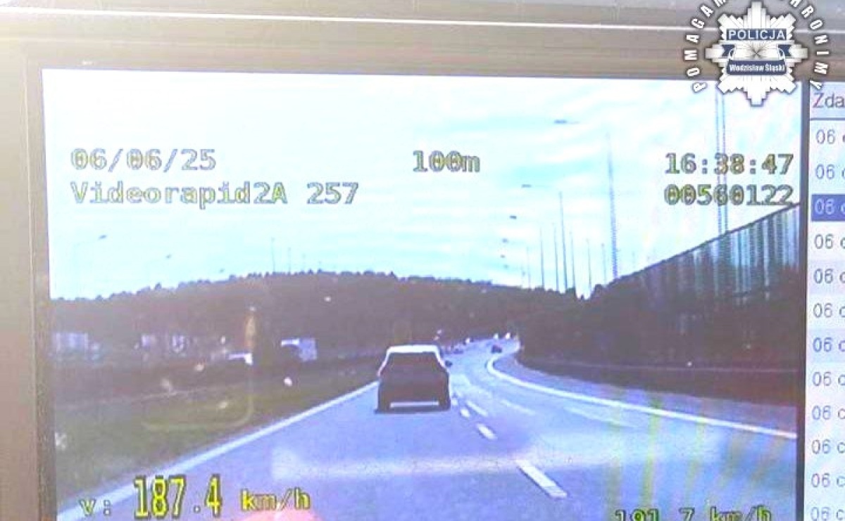 Autostradowa szarża Koreańczyka zakończona wysokim mandatem - Serwis informacyjny z Raciborza - naszraciborz.pl