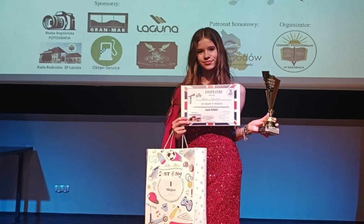 Sukces mieszkanki Połomi w Powiatowym Festiwalu Piosenki Angielskiej - Serwis informacyjny z Wodzisławia Śląskiego - naszwodzislaw.com